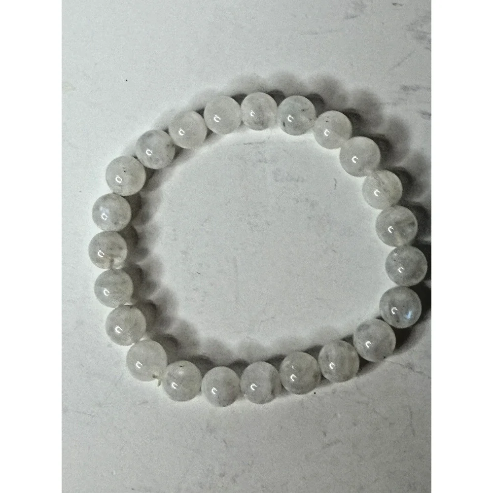 Nepalese Tibetan-Style Buddhist Om Pendant Turquoise Opalite Beaded Bracelet Set